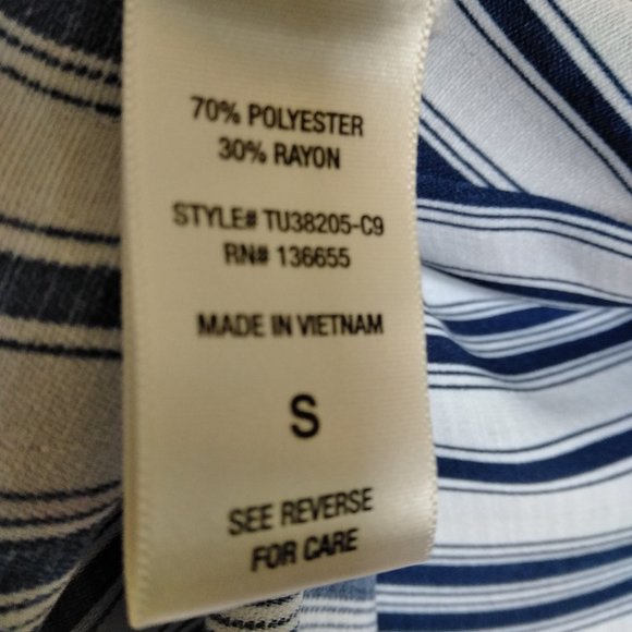 NWOT WEST KEI ROLLTAB HI LO TOP SZ SM - Picture 6 of 6